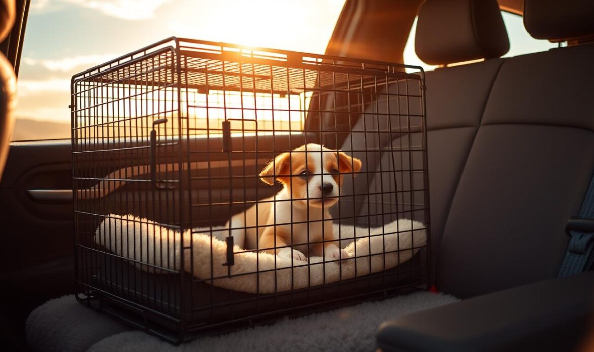 puppy crate travel