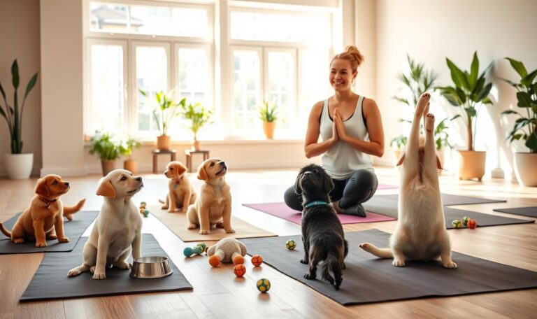 puppy yoga