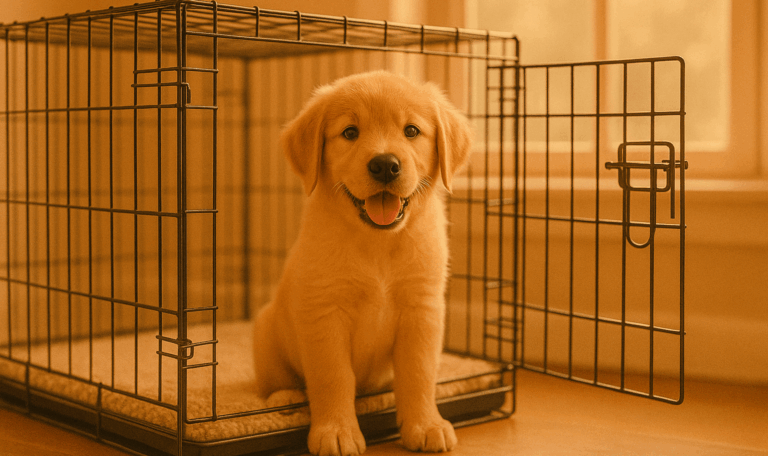 how to get puppy to stop barking in crate 