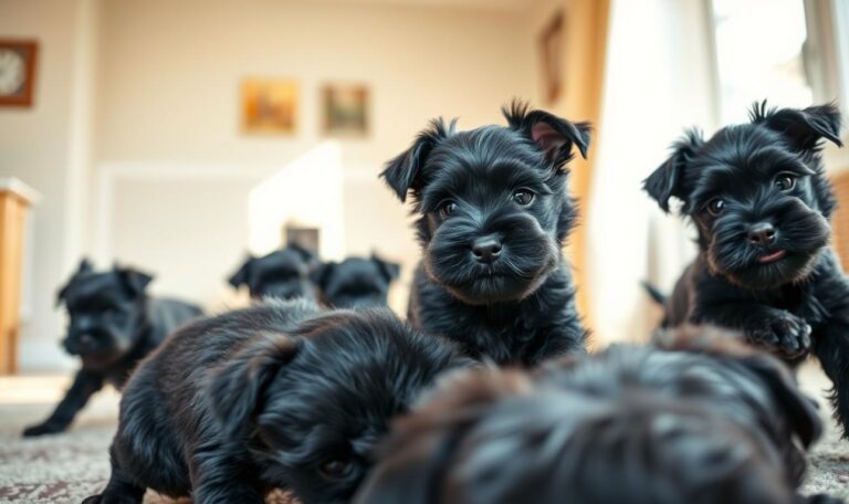 black mini schnauzer puppies​